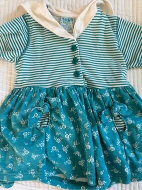 Vintage Sprockets from Mervyns vintage embroidered floral dress